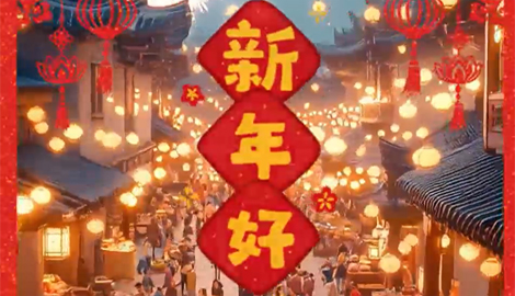 喜迎蛇年  新春祝福AI视频
